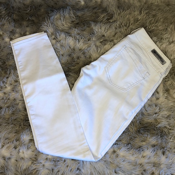 Express White Skinny Jean 6
